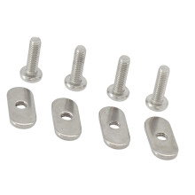 6Pcs Stainless Steel Kayak Rail/Track Screws & Track Nuts Boat Modific