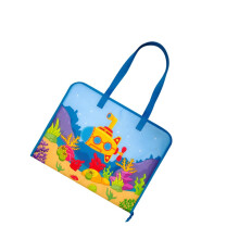 Multi Layered Artwork Tote Bag Kids Unique Arts and Crafts Art Portfol