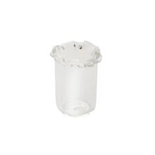 Small Glass Vase Gift Clear Flowerpot for Living Room Room Table Cente