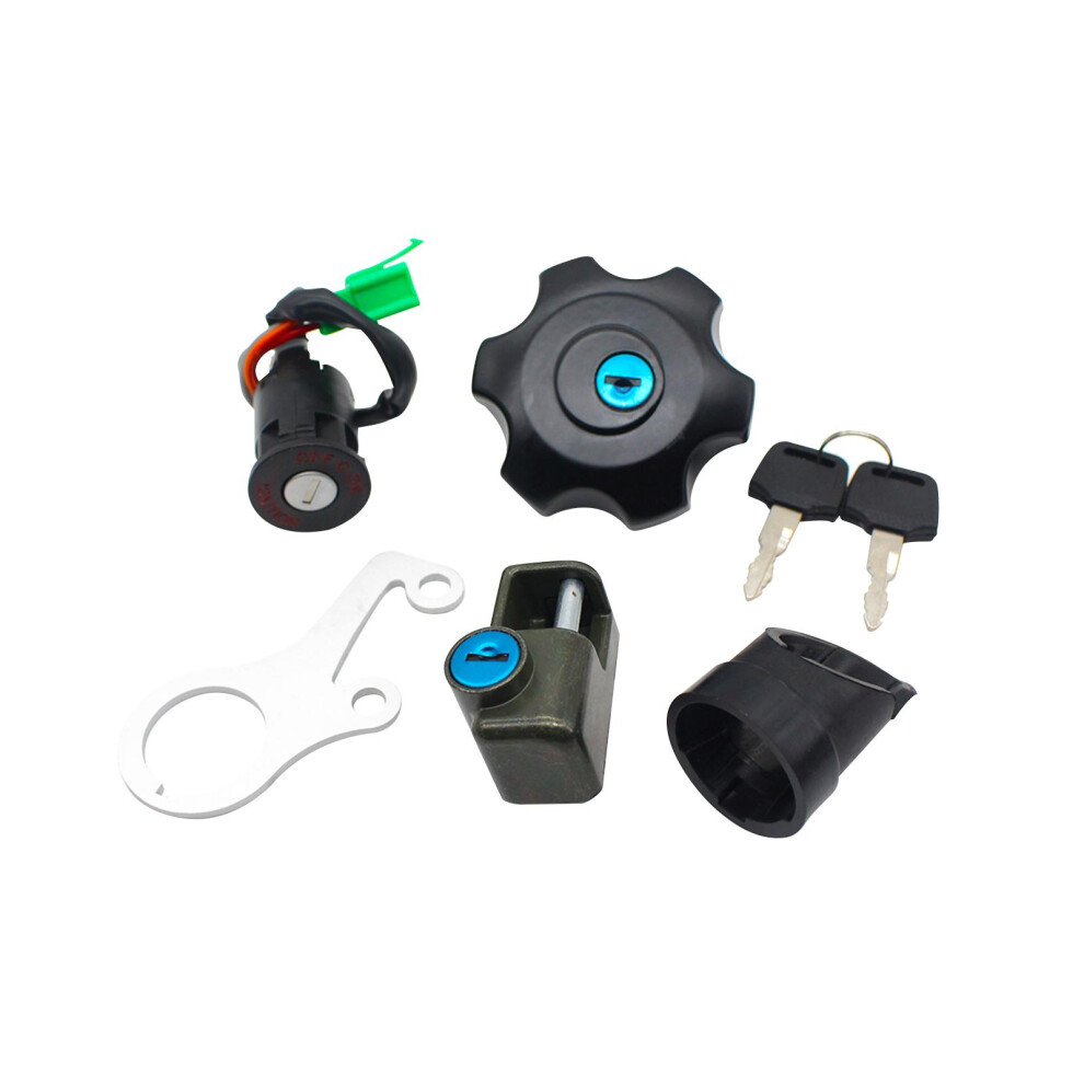 Ignition Switch Gas Fuel Tank Cap Cover Seat Lock Kit For Suzuki Drz40 6901423203051