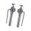 2Pcs Cymbal Stand Bracket Support Accessory Single Tom Holder for Perc 1