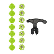 14x Golf Shoe Spikes Metal Thread Easy Install with Golf Shoes Spikes