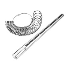 Ring Mandrel Sizer Tool Easy to Use Aluminum Alloy Ring Sizer Measurin