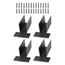 Roof Mount Pergola Bracket Sturdy Woodwork Pergola Set for Lumber Wood
