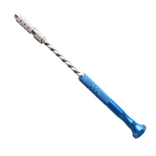 Semi Automatic Spiral Hand Drill Rotary Tool Pendant Walnut Hand Twist 1