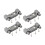 4 Pieces RV Cupboard Door Catches Space Saving Lightweight Easy Instal 1