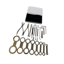 19x Saxophone Repair Tool Set Repairing Hand Tool Kit Sax Pad Leveling