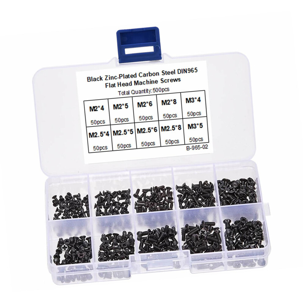 500X Laptop Repair Screws Phillips Screws Boxed Carbon Steel Computer 6901423224285