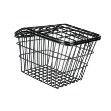 Bike Rear Basket Metal Portable Biking Rack Basket for Travel Luggage
