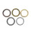 5x Round Carabiner Snap Clips Openable for Strap Purses Organizing Acc 3