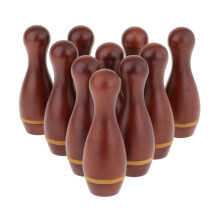 10 Pieces Shuffleboard Bowling Pins Birthday Gifts for Children Sport