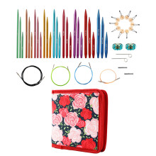 Circular Knitting Needle Tool Knitting Craft Tool for Beginner Scarf K