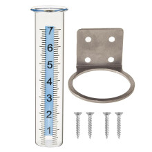Rain Gauge Easy to Install Professional 7" Capacity for Farm Courtyard