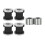 4 Pieces Quick Release Sissy Bar Rack Quick Release Docking Motorcycle 2