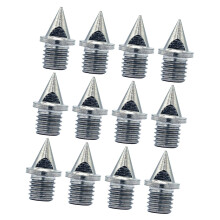 12x Steel Track Spikes for Track Shoes Golf Shoe Spikes Cross Country