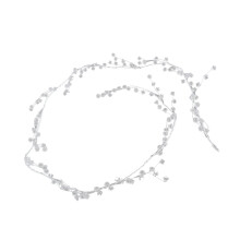 1.2M Clear Acrylic Bead Garland Party Decoration Scrapbook Iron Wire G