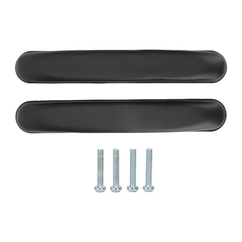 2 Pieces Wheelchair Arm Pads Comfortable Black Replacement for Elbows 1