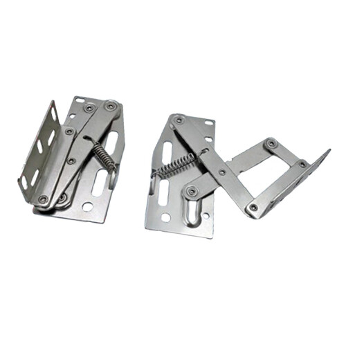 2 Pieces Tip Out Tray Hinges Spring Door Hinge Compact for Sink Front 2