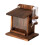 Wood Squirrel Feeder Stable Spacious Handcrafted for Decorative Garden 1