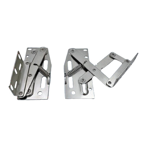 2 Pieces Tip Out Tray Hinges Spring Door Hinge Compact for Sink Front