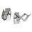 2 Pieces Tip Out Tray Hinges Spring Door Hinge Compact for Sink Front 2