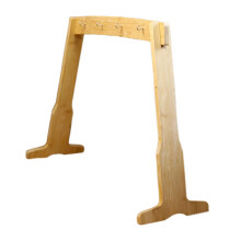 Wooden Chime Stand Professional Gong Stand for Tea Room Classroom Medi
