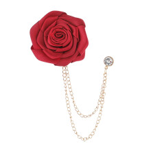Groom Boutonniere Artificial Rose Flower Brooches Bridegroom Wedding C