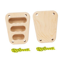 2 Pieces Wooden Hangboard Rock Climbing Holds Sturdy for Door Home Beg