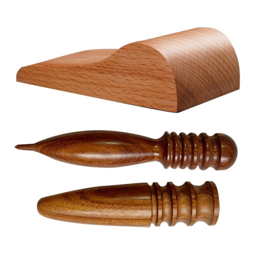 Leather Working Kits Handmade Cutting Engraving Embossing Wood Strap B 2
