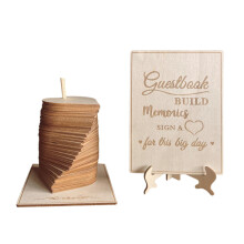 Wedding Guest Book Ornament Guest Book Signs for Birthday Ceremony Rec