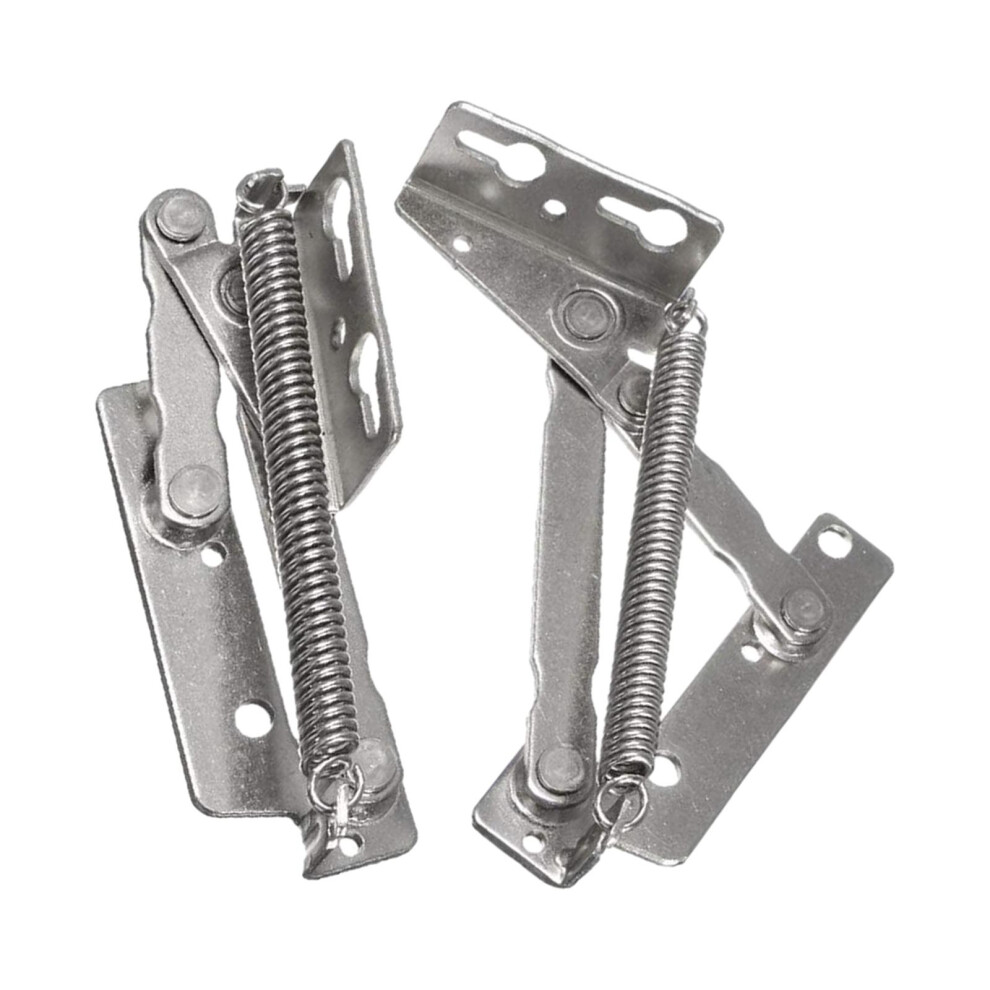 2Pcs 80 Degree Foldable Lifting Brackets Steel Spring Hinge For Foldin 6901423258853