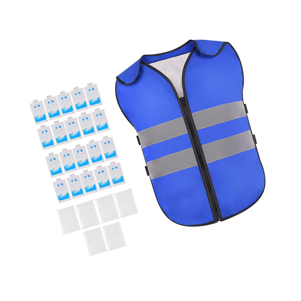 Summer Cooling Vest Adjustable Ice Safety Vest For Fishing Warehouse C 6901423258594