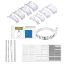 69 Pieces Ring Size Adjuster Ring Guards Ring Shrinker DIY Jewelry Tig