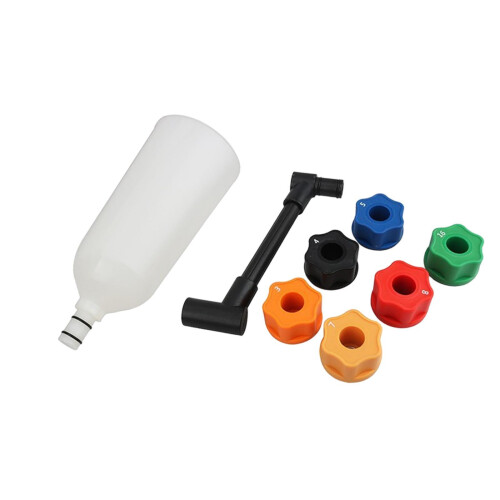 Engine Oil Funnel Set with Offset Extension Tube with Adapters for Car 2