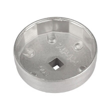 74mm Aluminum Oil Filter Wrench Socket, 14 Flutes, 7.4cm Diameter