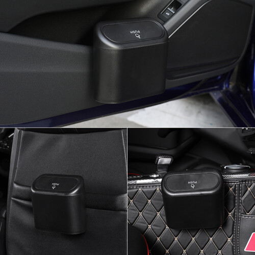 Modell A Auto-Mülleimer, 2,0L, 19x12cm, Schwarz 2