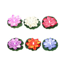 6 Pieces LED Floating Lotus Lamp Pool Yard Garden Floating Pool Lights