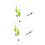 2Pcs Pompano Rigs for Surf Fishing Easy to Use Practical with Pompano 3
