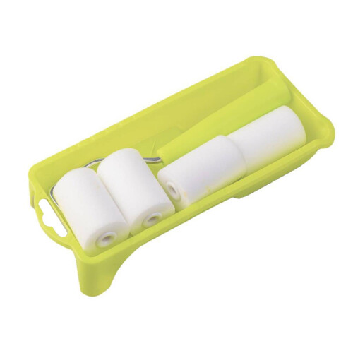 Paint Roller with Frame and Tray Stenciling Blacktop Garage Decoration