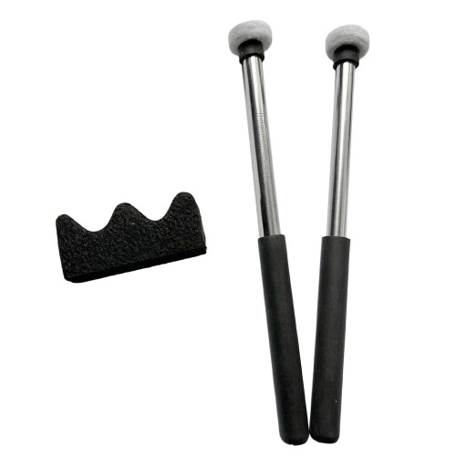 2Pcs Tongue Drum Mallets Drumsticks for Music Education Performance Ex 1