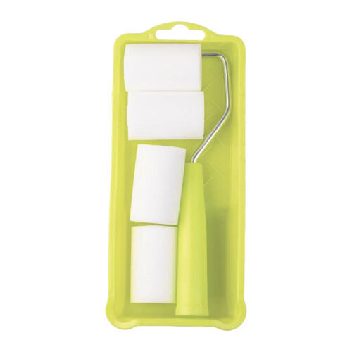 Paint Roller with Frame and Tray Stenciling Blacktop Garage Decoration 2