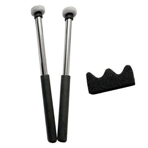 2Pcs Tongue Drum Mallets Drumsticks for Music Education Performance Ex 2