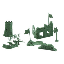 13x Jungle War Scene Series War Scene Model Playset War Diorama DIY Pr