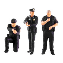 3 Pieces 1:64 Model People Figures Character for Micro Landscape Model