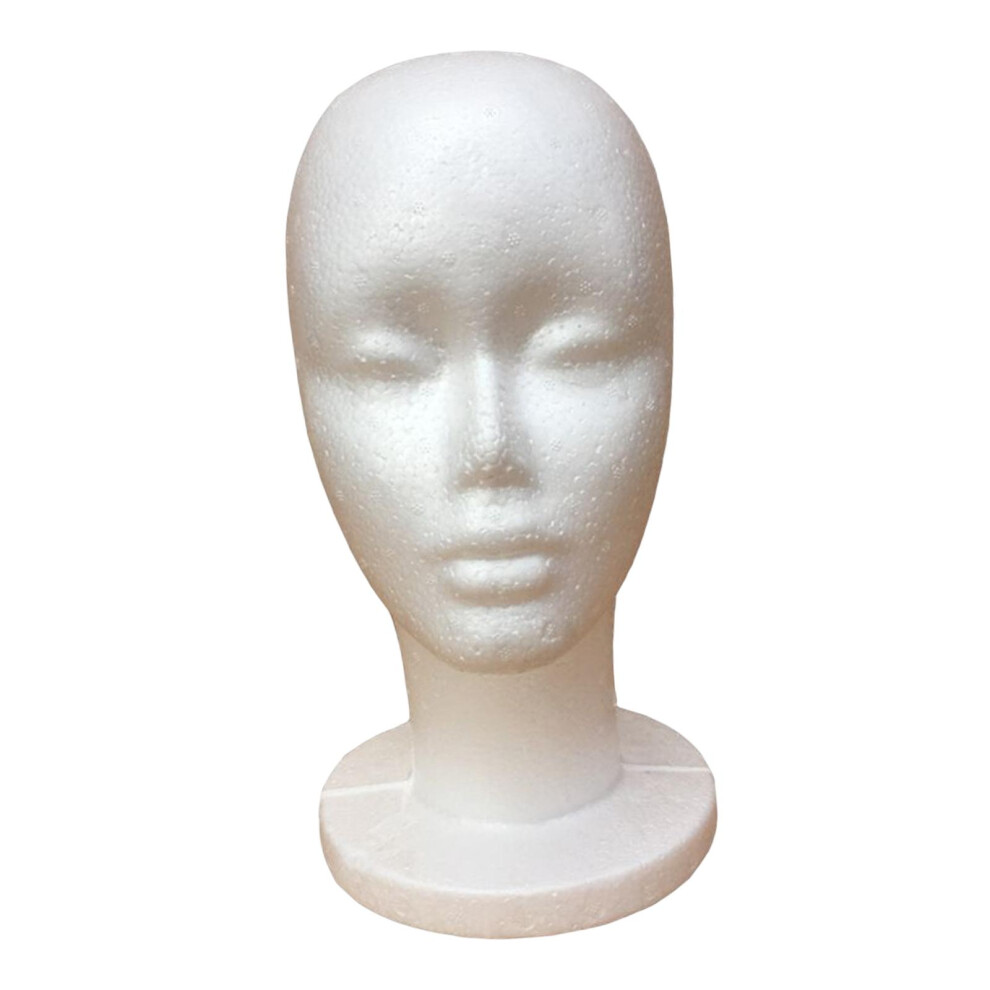 Unisex Female Foam Mannequin Head Model For Shopping Mall Display Manikin Foa