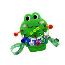 Cartoon Frog Golf Ball Tee Holder for Gifts Daily Golfing Golf Course