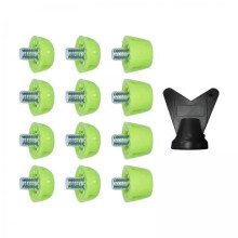 2x12x Football Boot Studs for Athletic Sneakers Indoor Outdoor Sports