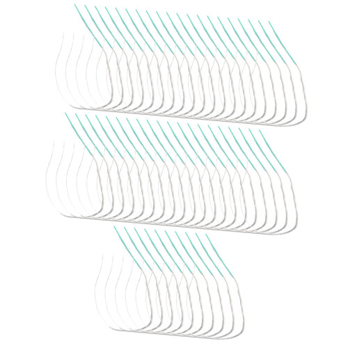 50x Dental Floss Threaders Essentials Tool Maintaining Convenient for 1