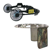 Hard Hat Fan Included Sun Protection Flap External Fan Safety Hat Fan
