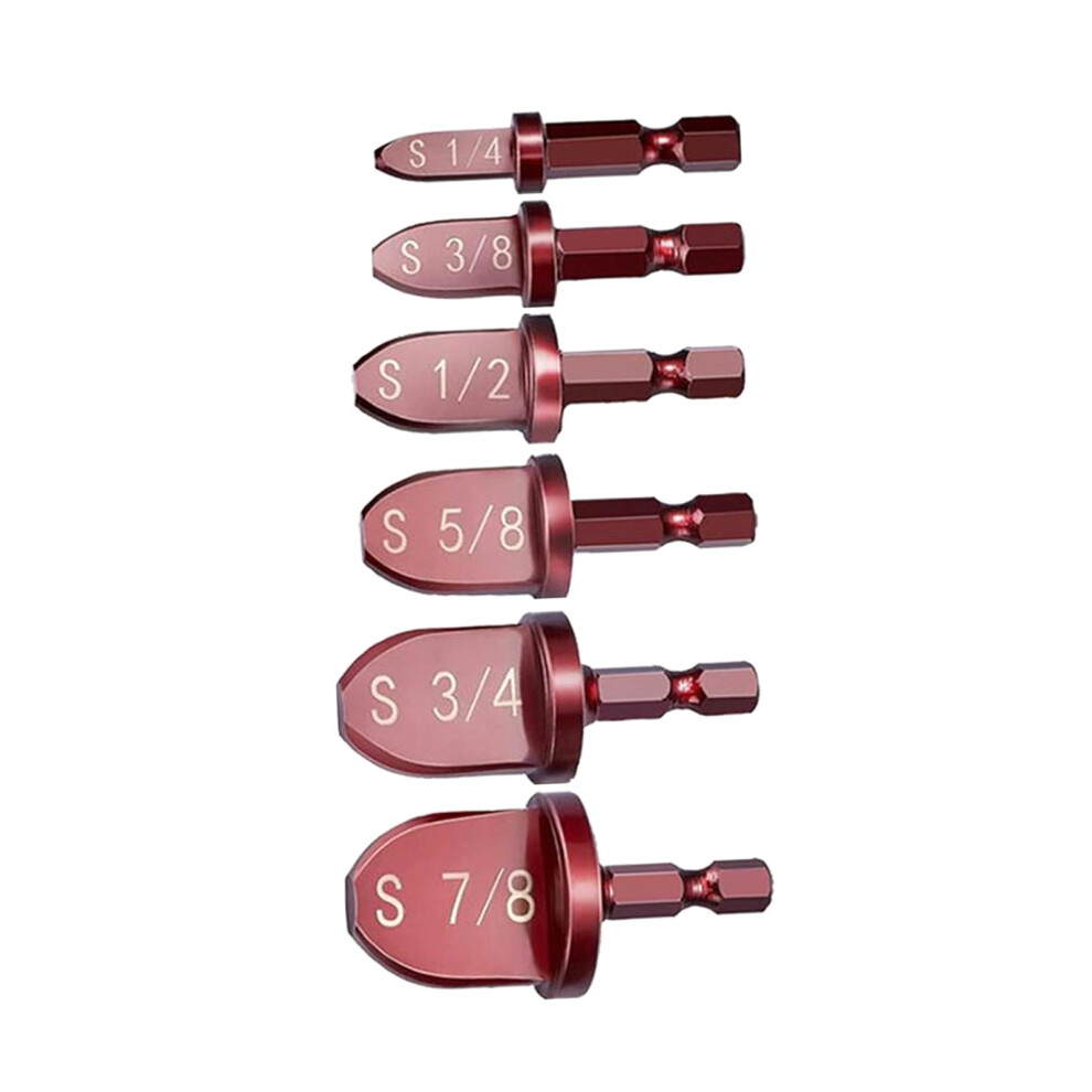 6X Air Conditioner Copper Pipe Expander Swaging Tool Hex Shank Repairi 6901423260382